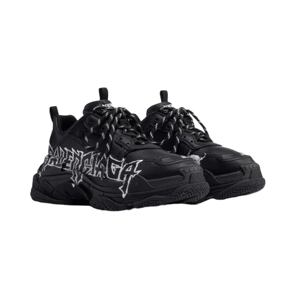 รองเท้า Balenciaga Triple S สีดำลายกราฟิก Money2Plus.com รับจำนำรองเท้าแบรนด์เนม รับซื้อให้ราคาสูง ปลอดภัย ได้เงินทันที ใกล้รัชโยธิน