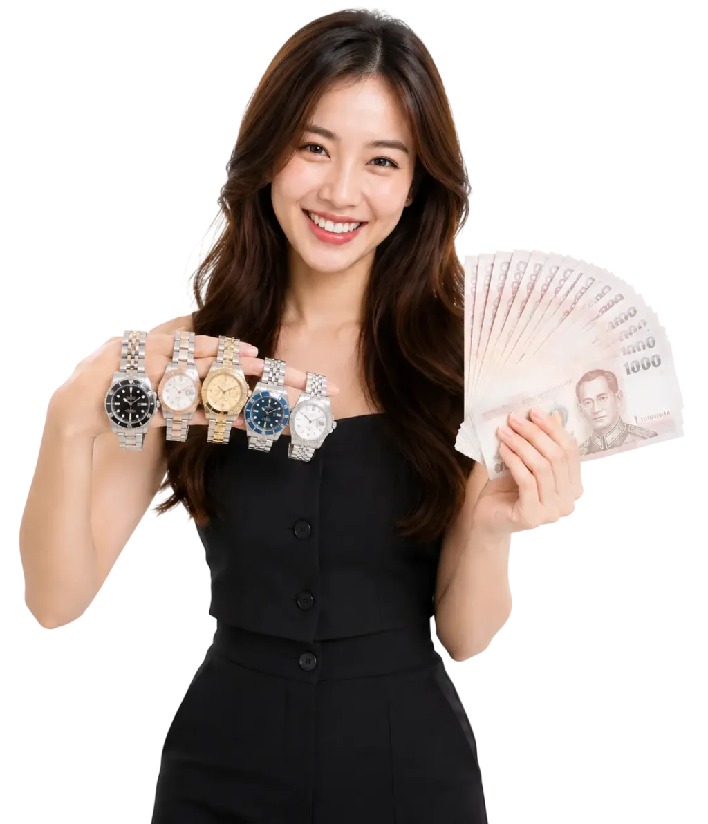 รับซื้อนาฬิกาแบรนด์เนม ให้ราคาสูง รับเงินสดทันที พร้อมประเมินราคาฟรี โดย Brand4Cash