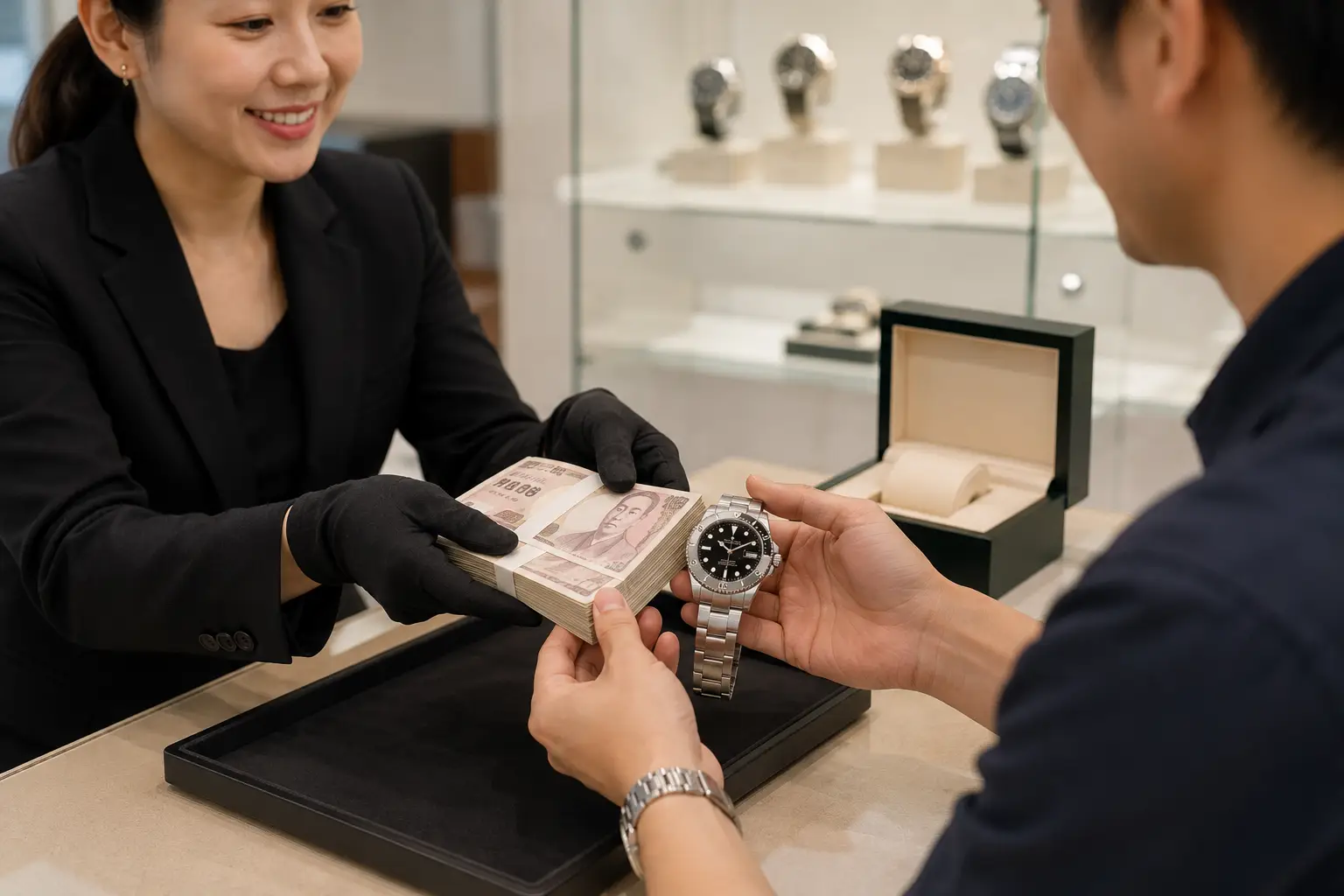รับซื้อนาฬิกาแบรนด์เนม 21 ลูกค้ารับเงินสดทันทีหลังขายนาฬิกาแบรนด์เนมกับ Brand4Cash บริการรับซื้อนาฬิกาแบรนด์เนมให้ราคาสูง