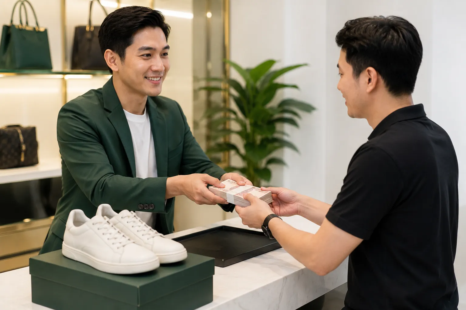 รับซื้อรองเท้าแบรนด์เนม 8 รับเงินหลังตกลงซื้อขายเสร็จเรียบร้อย